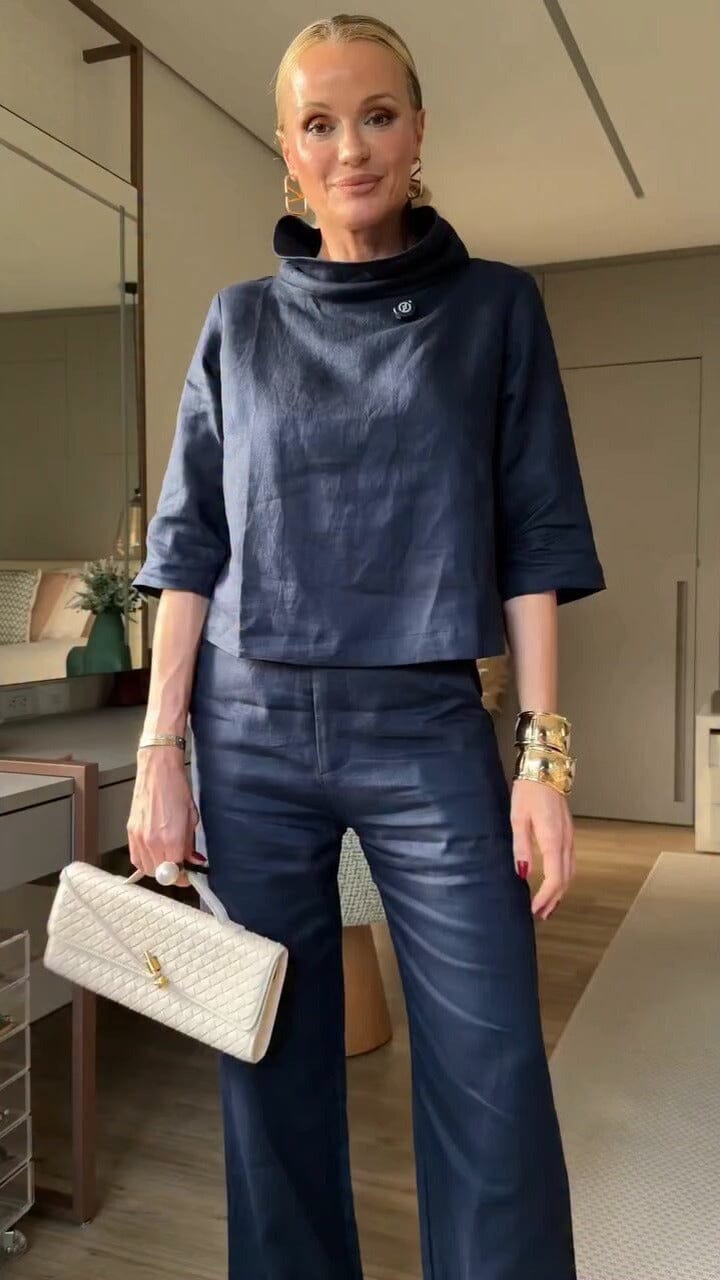 Conjunto 100% Linho Look Conjunto 100% Linho Miralleve