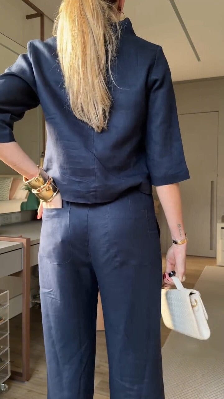 Conjunto 100% Linho Look Conjunto 100% Linho Miralleve