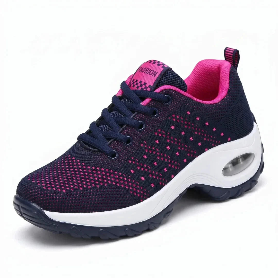 Tênis Ortopédico Conforto Flex - 59% OFF + Palmilha Grátis Tênis Ortopédico MRL-197 Miralleve Azul Escuro C/ Rosa 33