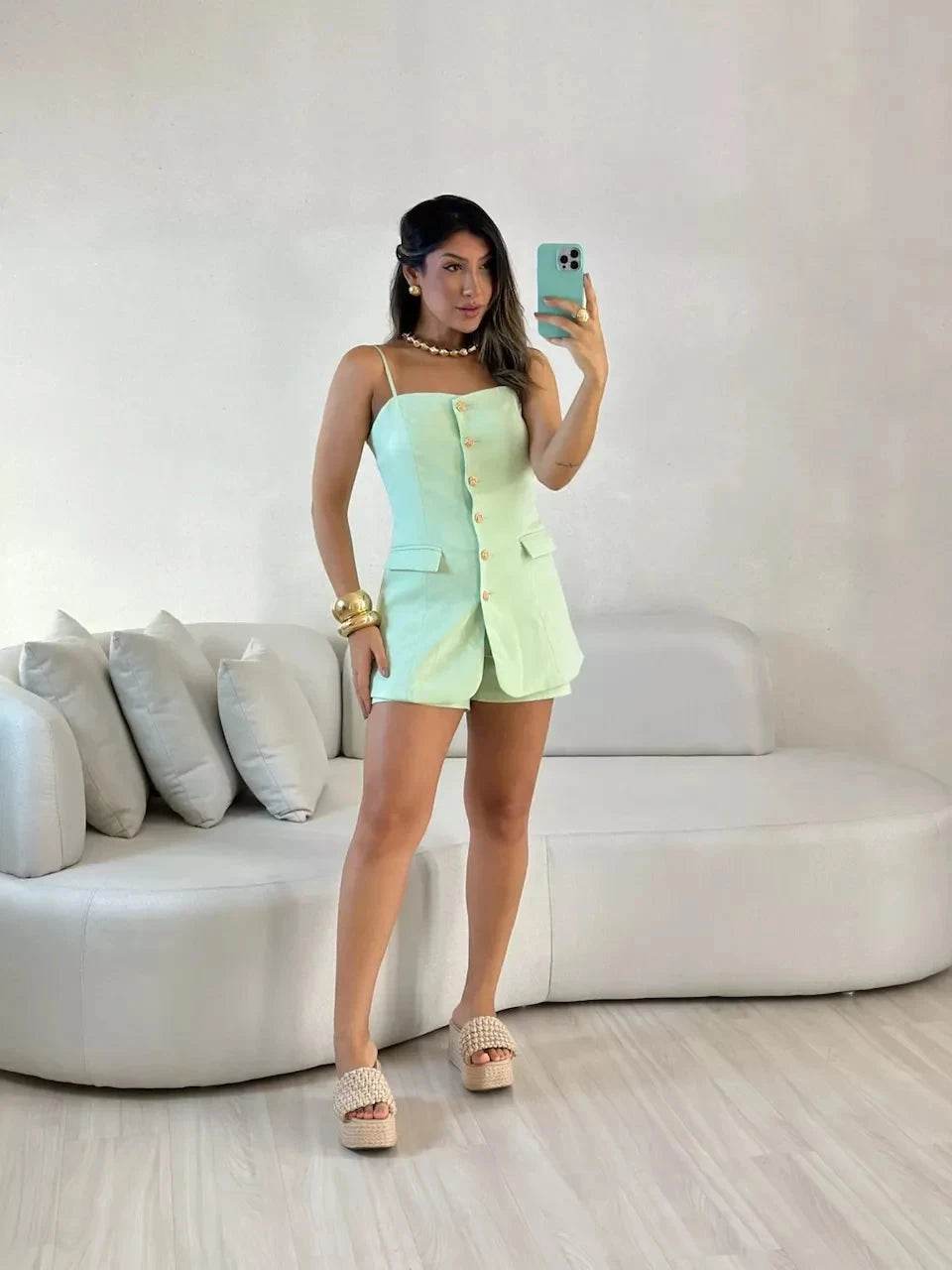 Conjunto Merliah Conjunto Merliah MRL-177 Miralleve Verde PP 