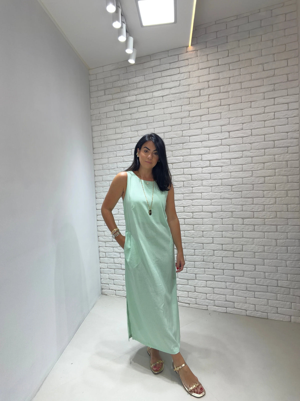 Vestido Antônia linho