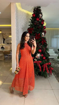 Vestido Merry Laranja Vestido Merry MRL-105 Miralleve Laranja PP 
